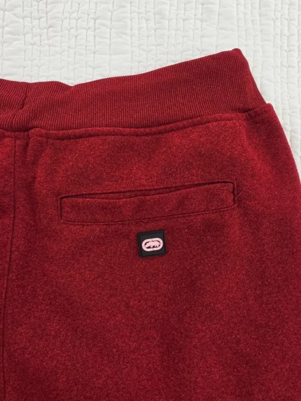 Ecko Unltd. Fleece Shorts Mens M (32-34) Maroon 10